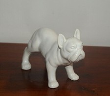 Cute Standing French Bulldog Resin Figurine.