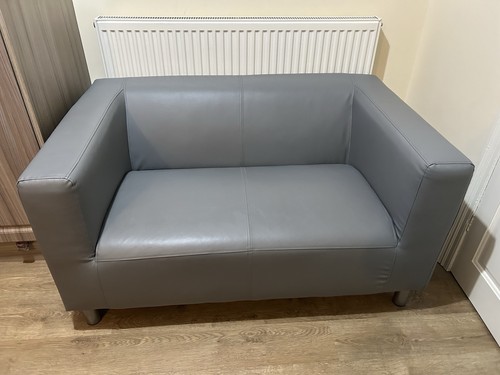 Faux leather grey - x, seater