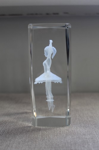 Glass ornament ballerina - 3,