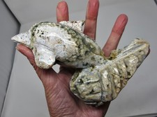 Ocean Jasper crystal carved