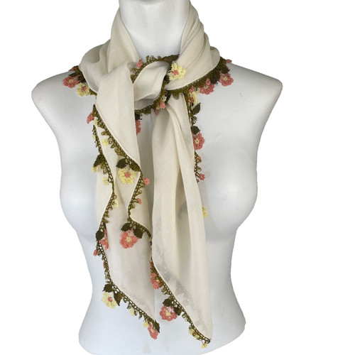 Vintage sheer cream - vintage,