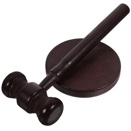 Wooden hammer judge gavel - wooden,