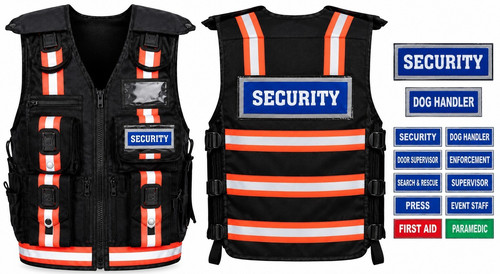 Viz security vest jacket - hi,