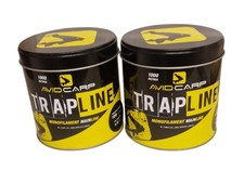 2x Avid Carp Trapline Monofilament 1000m Spools - 10lb & 12lb - RRP £29.98