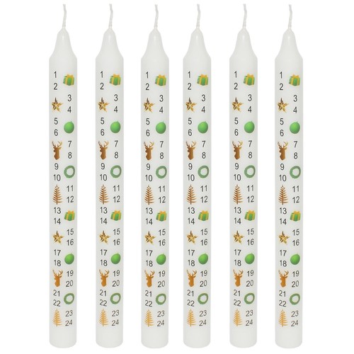 Christmas advent candles - christmas,