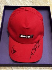Signed Michael (& Corinna) Schumacher Monaco Cap