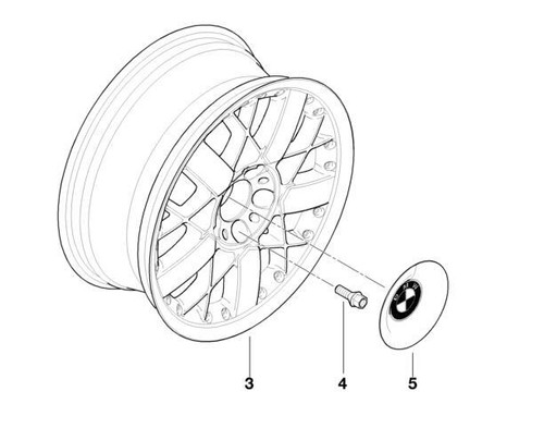Bmw genuine wheel - bmw,