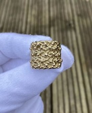 9ct Gold On Silver Keeper Ring