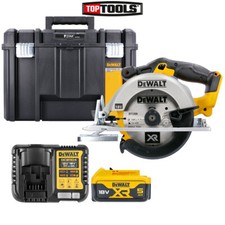 DeWalt DCS391 18V XR Circular Saw 165mm With 1 x 5.0Ah Battery, Charger & Case