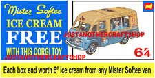 Corgi Toys 428 Mr Softee Walls