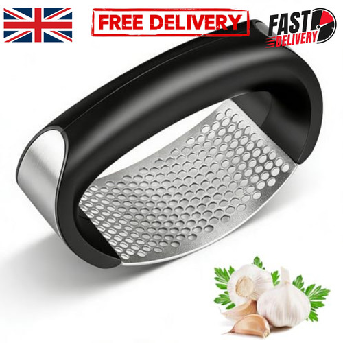 Stainless steel garlic rocker - stainless,