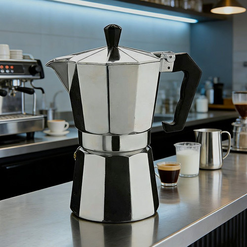 Cup aluminum moka - 3, pot