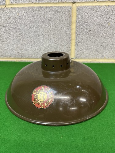 Vintage brown enamel - , lamp
