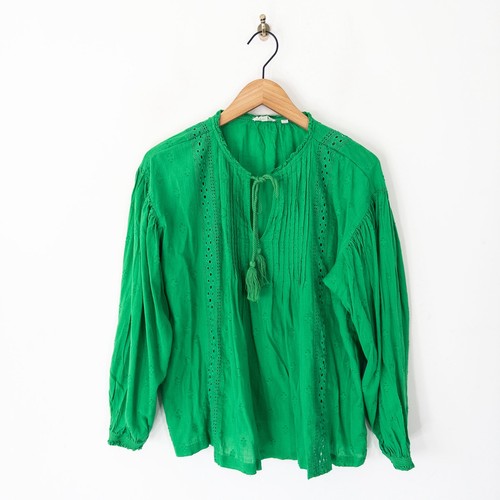 Fat face green freya lace - face,