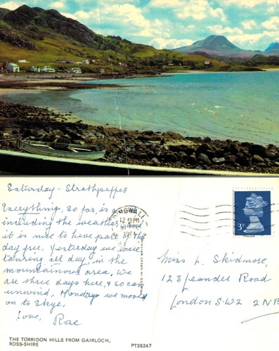Vintage postcard torridon - postcard,
