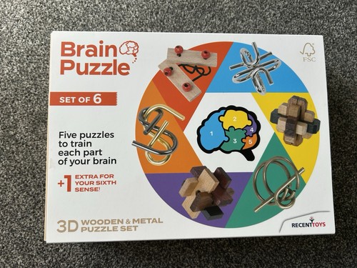 Brain puzzle set puzzles - brain, 6