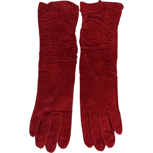 Long gloves red - long, s/m