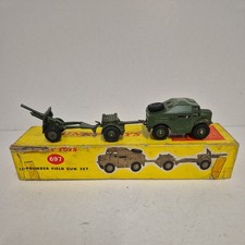 Dinky # 697 25 Pounder Field Gun Set - with the original package