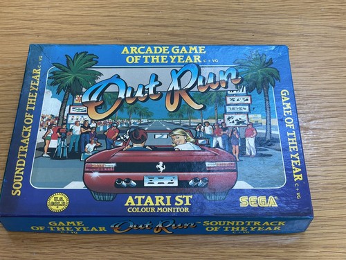 Outrun game for the atari - the,