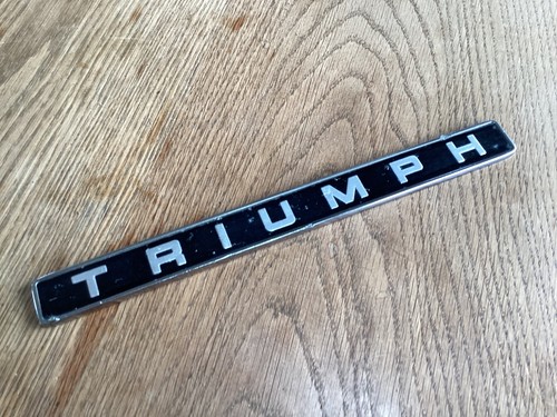 Triumph badge spitfire gt6 - spitfire,