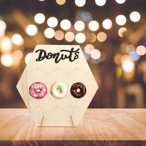 Sets wooden donut display - 2,