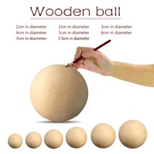 Solid Wooden Round Ball DIY