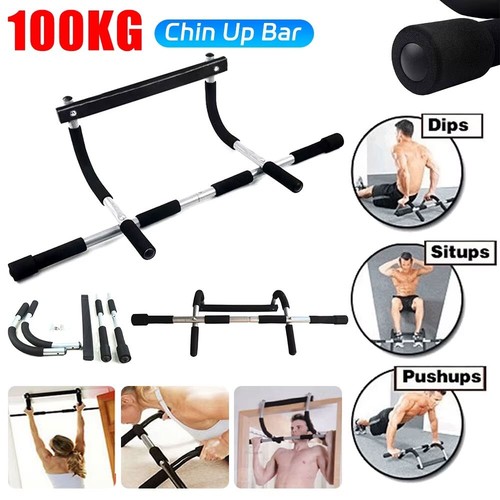 Pull chin bar door - up, up
