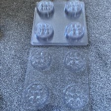 5 X Plastic Tray Jelly Mould