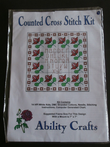 Counted cross stitch - cross, kit