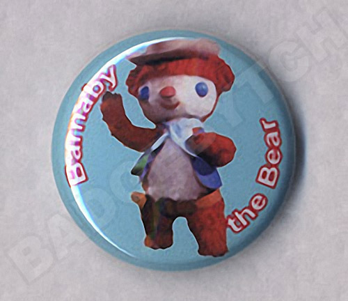 Barnaby the bear - barnaby, button