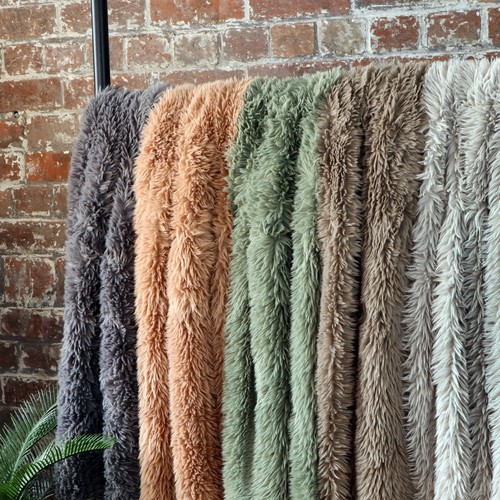 Faux fur upholstery fabric - faux,