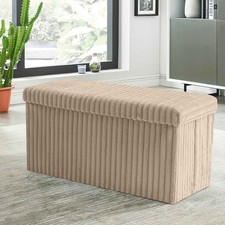 Foldable Storage Box Ottoman