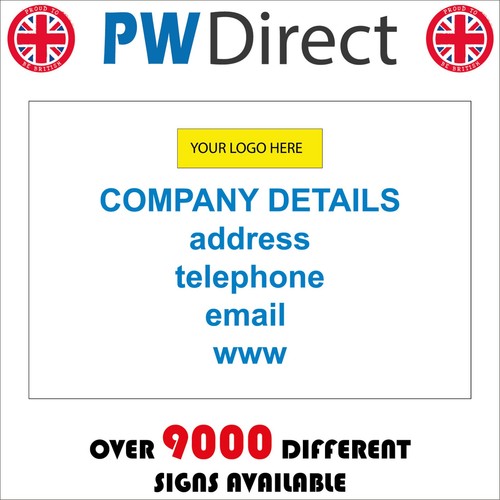 Sign company logo name board - sign,