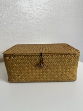 Small wicker storage basket - wicker,