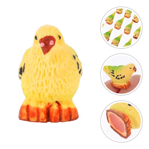 Pcs mini parrot figurines - 12,