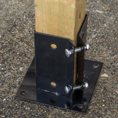 Woodside steel bolt - down, fence
