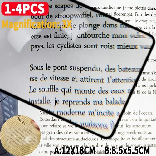 Book magnifier for reading - magnifier,
