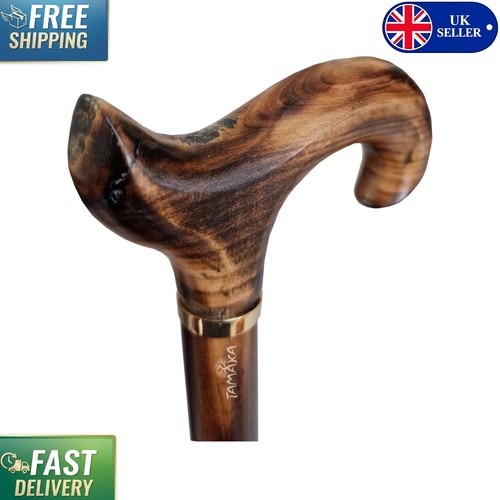 Handcrafted wooden derby cane - handcrafted,