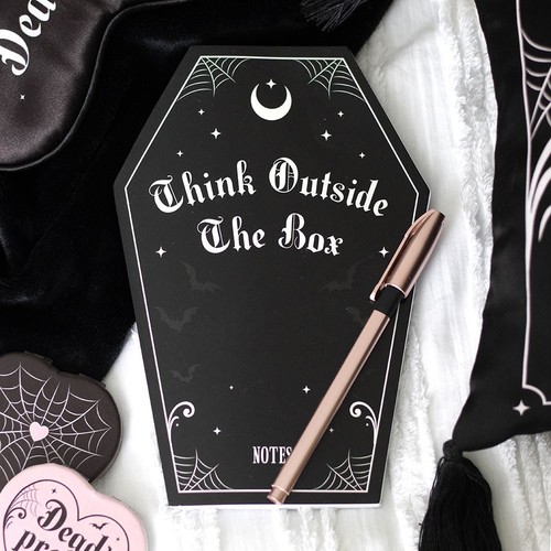 Black coffin shaped - black,
