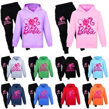 Kids Barbie Hoodies Tracksuit