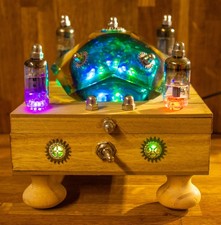 Captain Flynn's Electric Circus - G8 dimensional stabiliser DS02 -Steampunk lamp