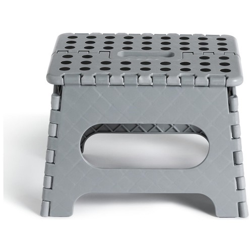 Step stool folding grey - folding,