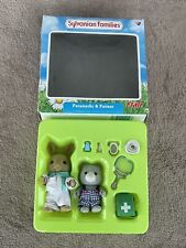 Calico Critters Sylvanian Families Vintage Paramedic and Patient Set Ambulance