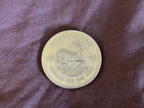 2012 gold plated - gold, krugerrand