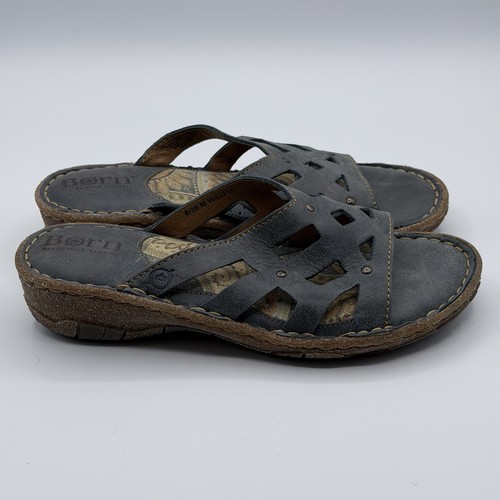Born peace blue grey leather - grey,