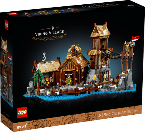 Lego viking village 21343 - viking,