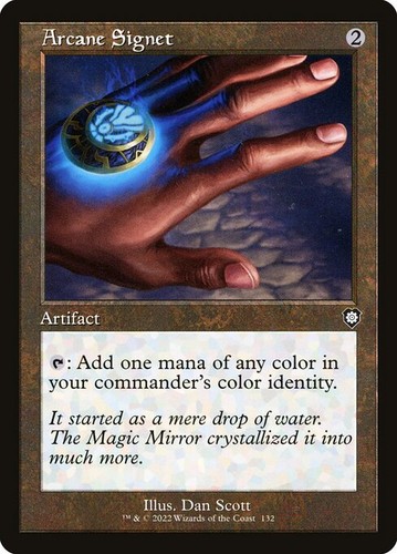 Mtg arcane signet retro - [mtg], (retro