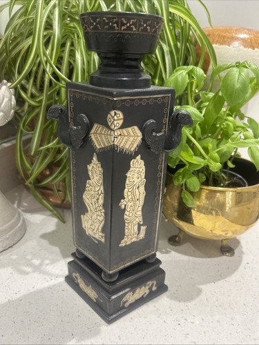 Antique chinoiserie column - chinoiserie,