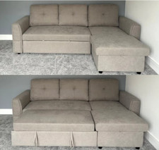 Corner Sofa Bed 3 Seater Pull