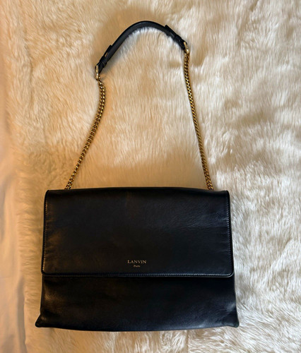 Lanvin sugar black leather - sugar,